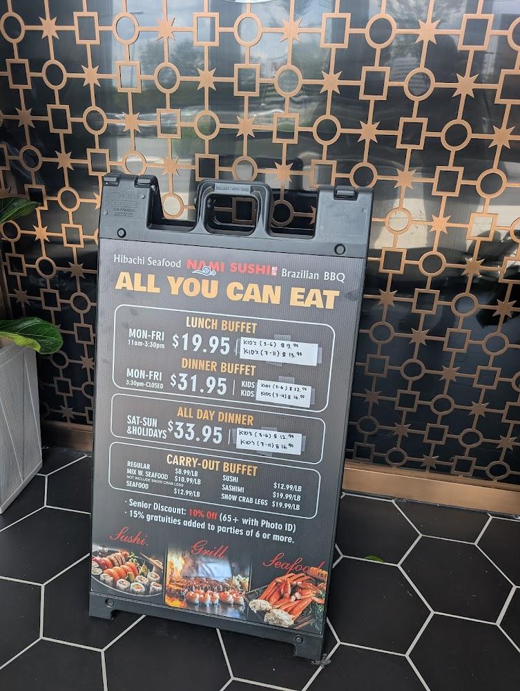 Nami Sushi Buffet Menu image 3
